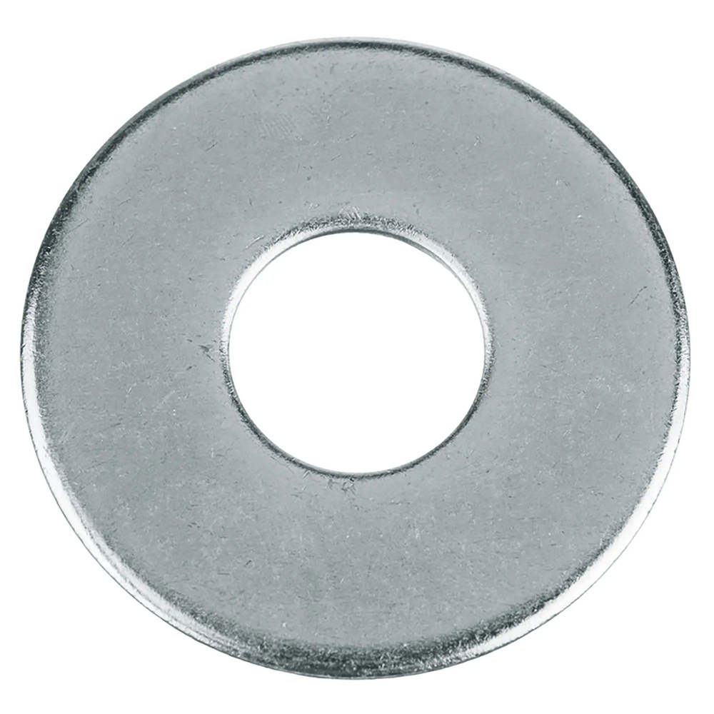 Шайба кузовная DIN 9021 22 мм оцинкованная сталь цвет серебристый 1 шт.  #1