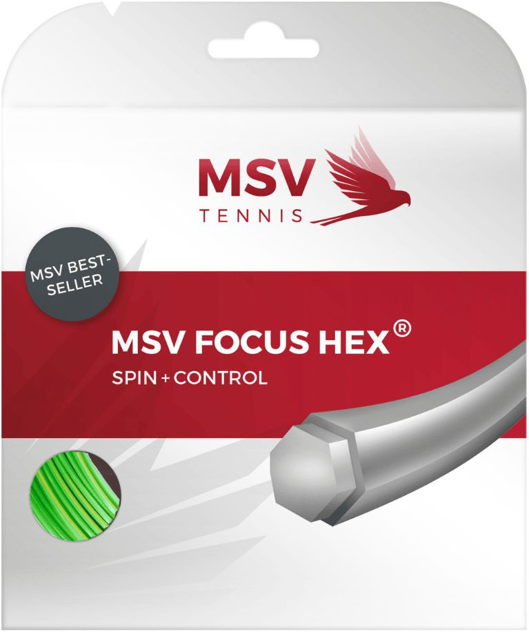 Теннисная струна MSV Focus HEX GN - 1.23 Set (12 м), арт. 4791 #1