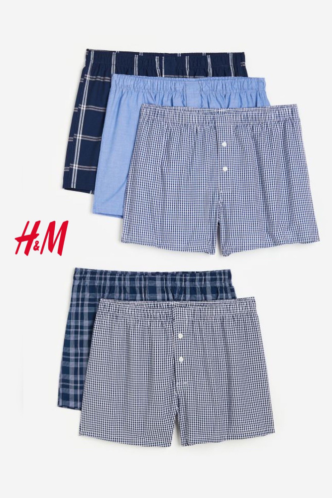 Комплект трусов боксеры, шорты H&M, 5 шт #1