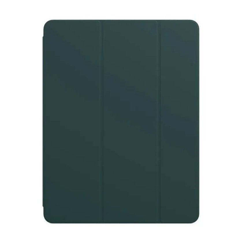 Чехол прочный Smart Folio для Apple iPad Air 4-го и 5-го поколения (2020-2022 года) темно-зеленый  #1