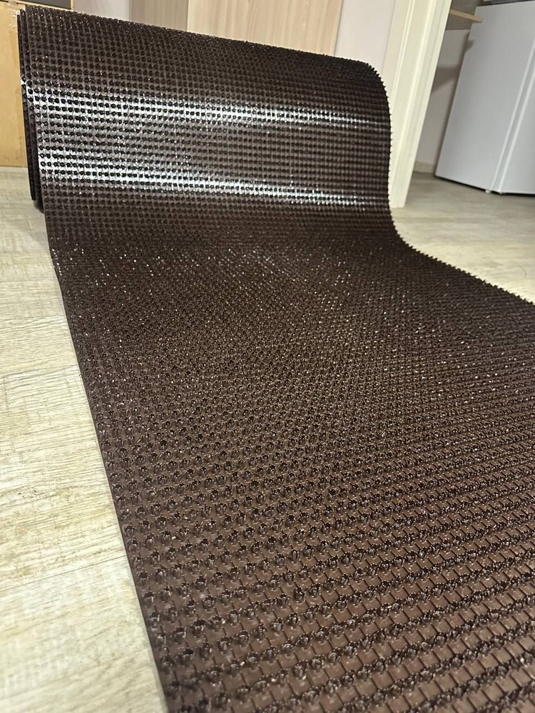 Резиновое рулонное покрытие, входной коврик темный шоколад 0.9*15  #1