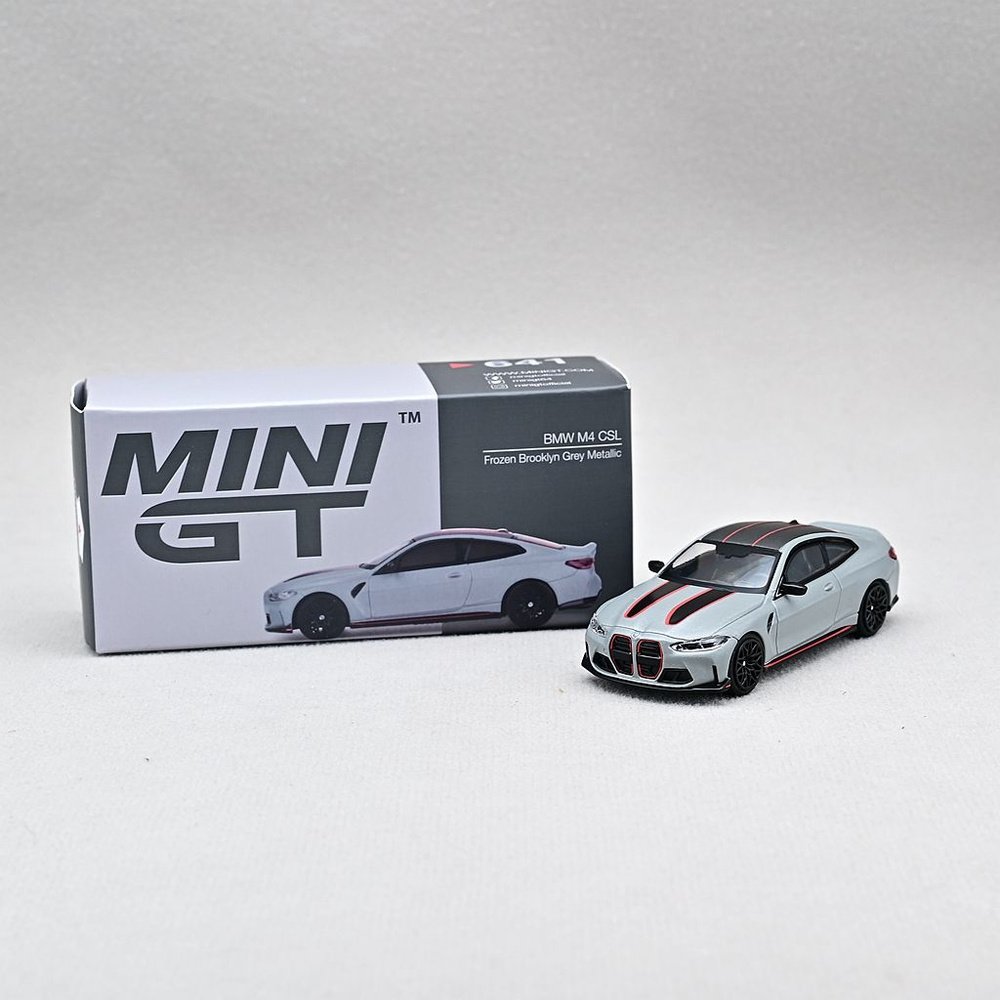 Машинка minigt #641 1:64 BMW M4 CSL G82 Collection die cast alloy car model decoration gift #1