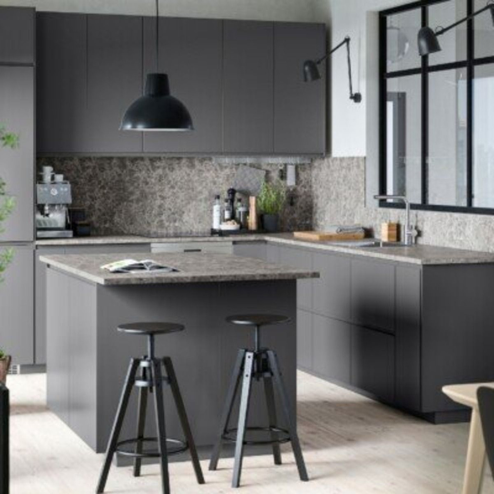 Фасад для кухни панель ящика IKEA VOXTORP ВОКСТОРП 40x40 см темно-серый  #1