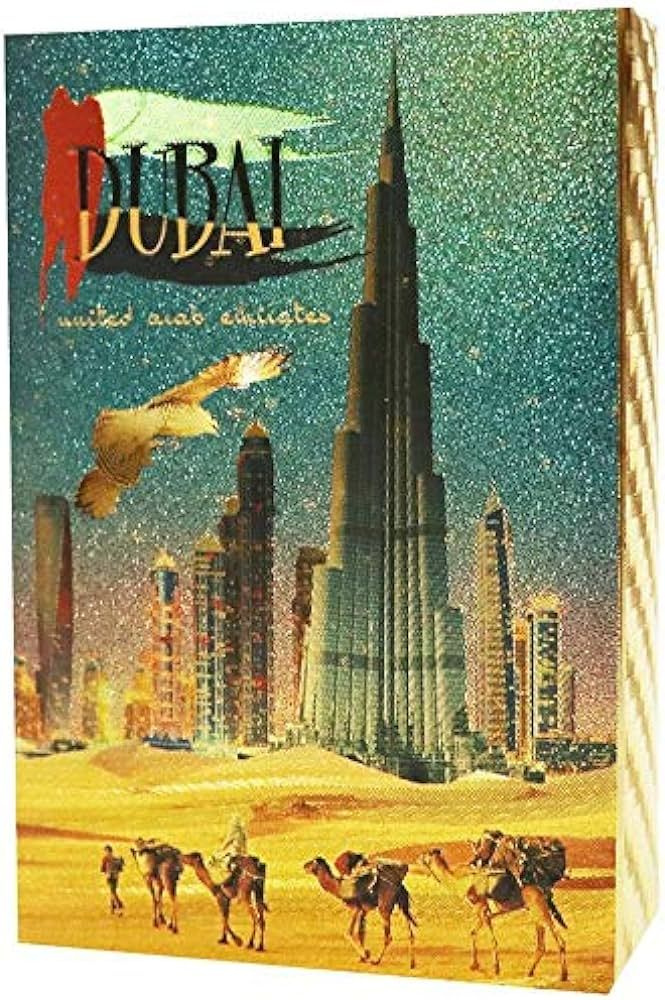 Карты игральные золотые Дубай Бурдж Кхалифа Dubai Burj Khalifa #1