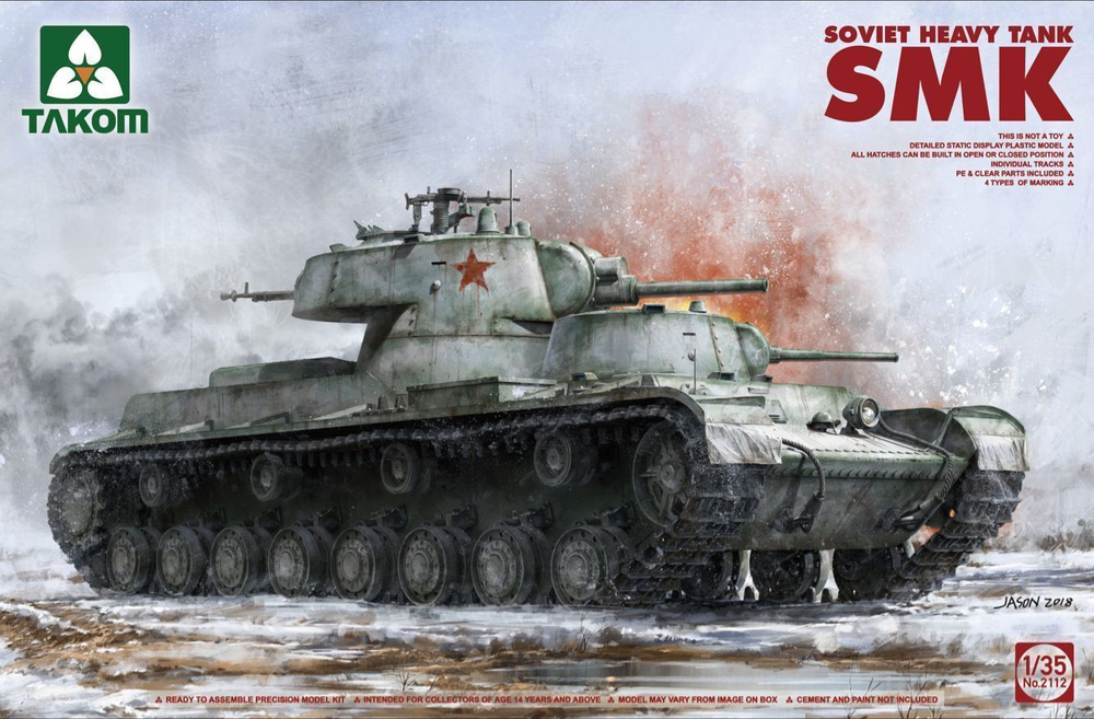 Takom 1/35 2112 Советский тяжелый танк SMK #1