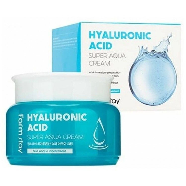 Farmstay Hyaluronic Acid Super Aqua Cream Крем для лица с гиалуроновой кислотой, 100 мл  #1