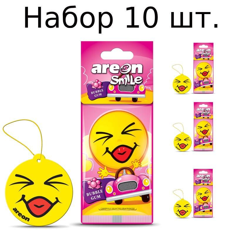 Areon Ароматизатор автомобильный, BUBBLE GUM #1