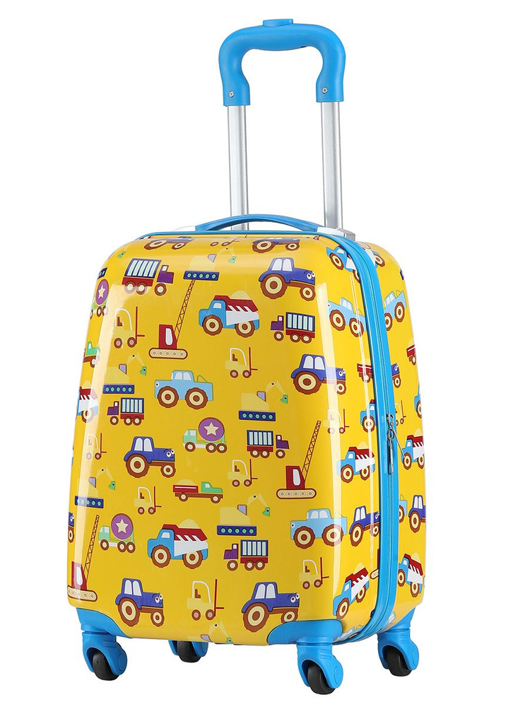 Дорожный чемодан детский на 4 колесах, ручная кладь размера S  #1