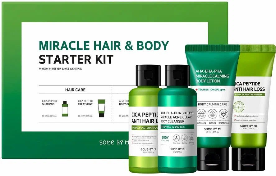 Some By Mi Miracle Hair&Body Starter Kit Набор миниатюр для волос и тела #1