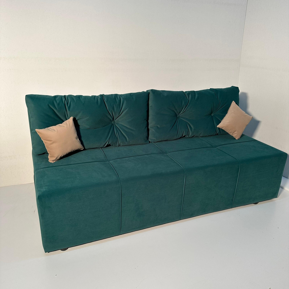 Диван-кровать Azeta 10, механизм Еврокнижка, 188х90х78 см,светло-зеленый  #1