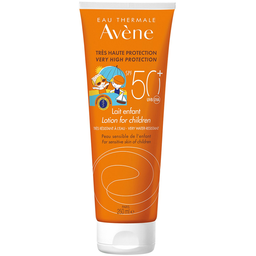 AVENE Детское солнцезащитное крем молочко, для лица и тела, водостойкий SPF50+, 250 мл  #1