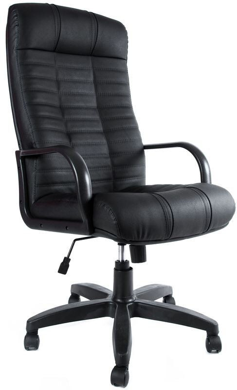 ЕвроСтиль Кресло руководителя Компьютерное кресло Атлант PL, Черный  #1