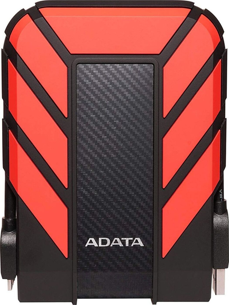 ADATA 1 ТБ Внешний жесткий диск (AHD710P-1TU31-CRD), черный, красный  #1