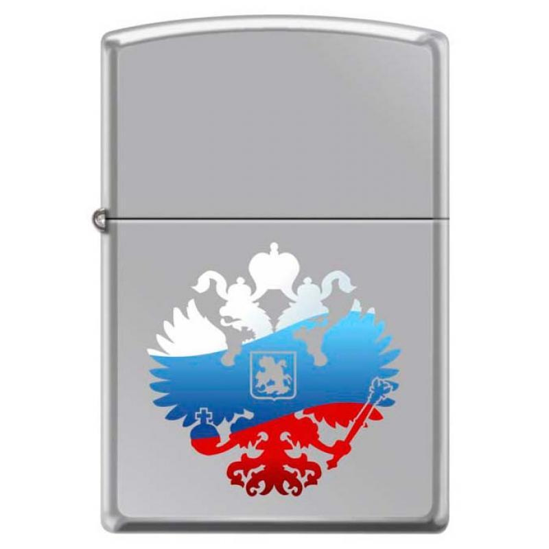 Зажигалка бензиновая ZIPPO Двуглавый орёл High Polish Chrome #1