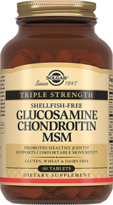 Solgar, Glucosamine Chondroitin MSM "Глюкозамин-Хондроитин и метилсульфонилметан", 60 таблеток  #1