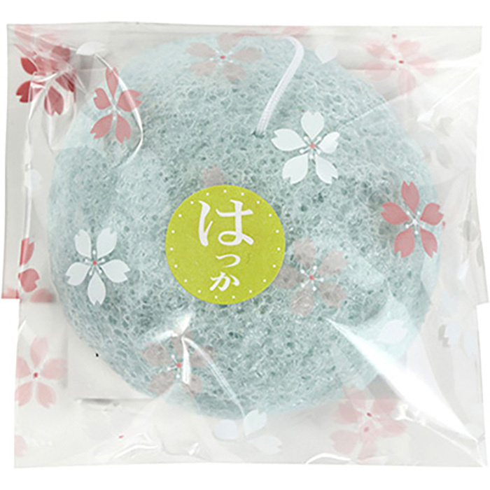 Yamamoto Farm Konjac Sponge Mint Натуральный спонж конняку для очищения и снятия раздражения кожи лица #1