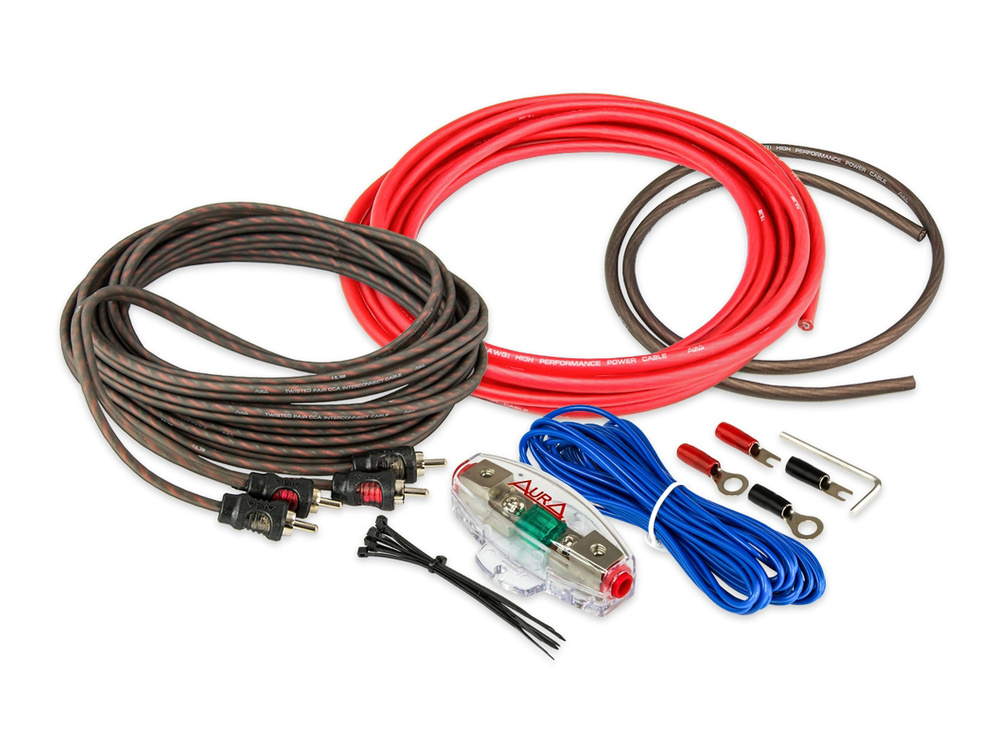 Aura AMP-1210 Комплект кабелей для усилителя 10 AWG #1