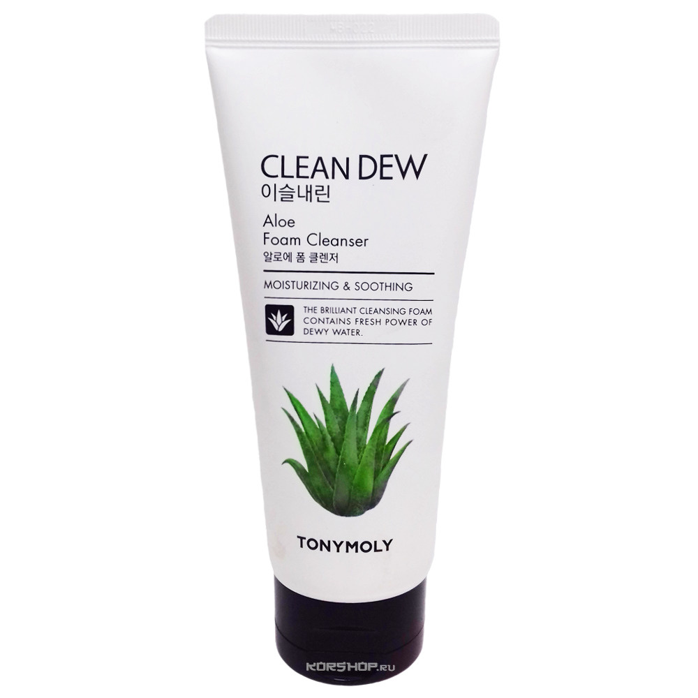 Tony Moly Пенка с экстрактом алоэ вера Clean Dew Aloe Foam Cleanser #1