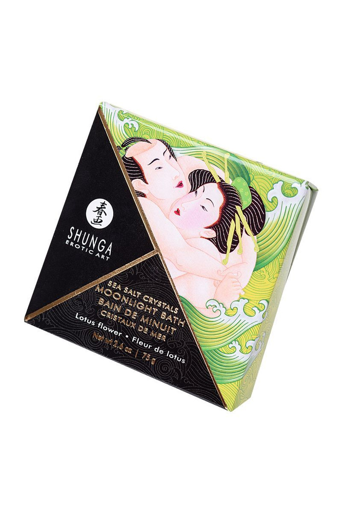 Соль Мёртвого моря Shunga Moonlight Bath Lotus Flower с лечебными свойствами, 75 г  #1