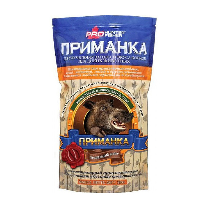 Приманка PROHunterFisher для диких животных, вкус СЛАДКИЙ (кабан, олень, медведь, лось)  #1