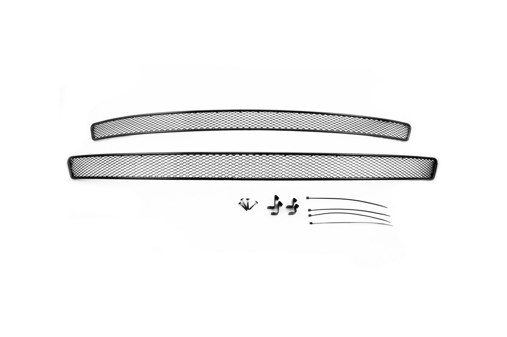 Сетка для защиты радиатора Arbori, внешняя, для Skoda Octavia A7 (2014-), с противотуманными фонарями, #1