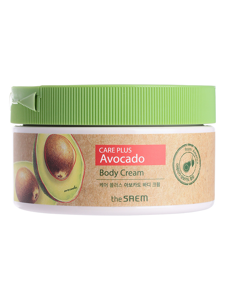 THE SAEM Крем д/тела с экстрактом авокадо Care Plus Avocado Body Cream 300мл  #1