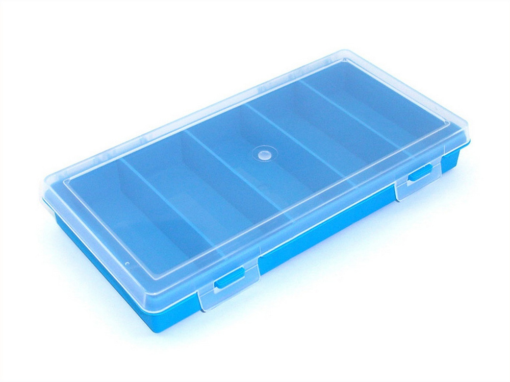Коробка для приманок PlBOX 2405 (5 ячеек) 240 х 130 х 35 мм, цв. Синий  #1