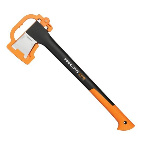 Топор Fiskars X17-M большой черный/оранжевый (1015641) #1