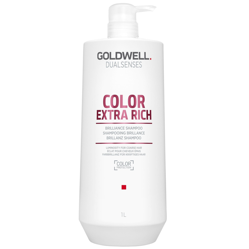Goldwell Dualsenses Color Extra Rich Brilliance Shampoo - Шампунь для жестких окрашенных волос 1000 мл #1