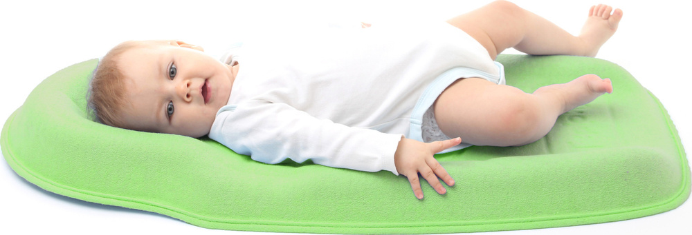 Позиционер для новорожденных Teplokid от 0 до 5 месяцев, зеленый Уцененный товар  #1