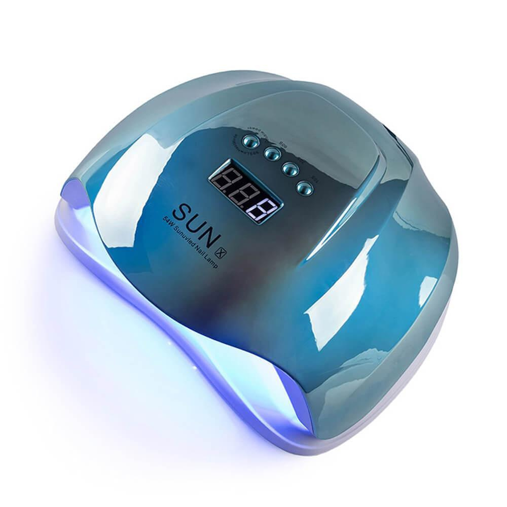 SUNUV Лампа для маникюра LED/UV Sun X 54W Rainbow blue #1