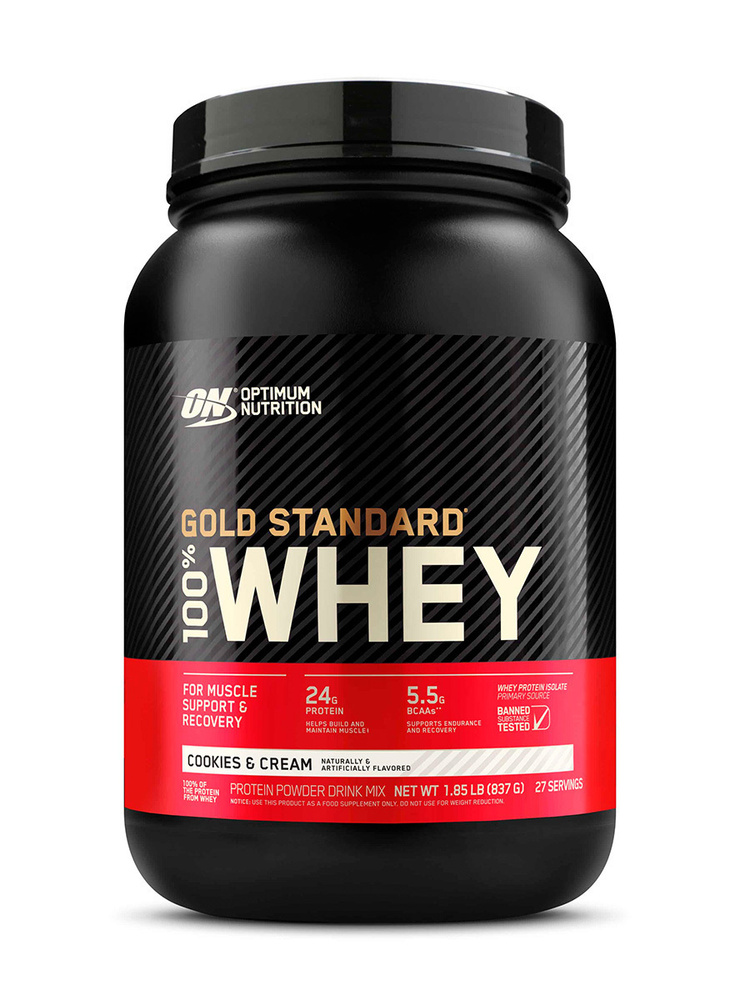 Сывороточный протеин Optimum Nutrition Gold Standard 100% Whey 837 гр Печенье и сливки  #1