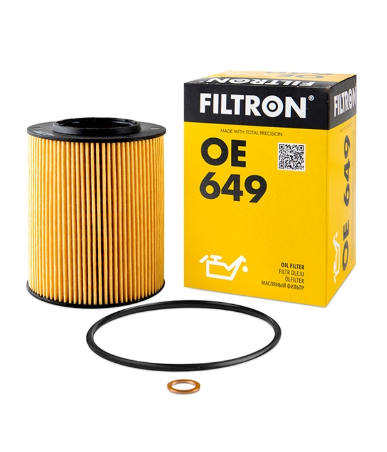 Filtron OE649 Фильтр масляный (вставка) #1