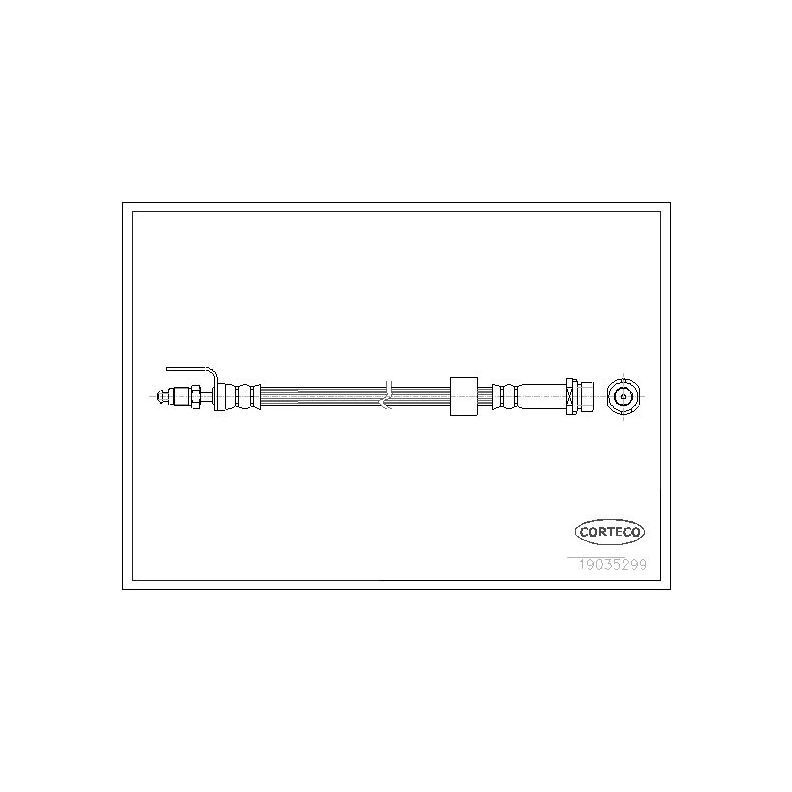 CORTECO Трубки тормозные, арт. 19035299 #1