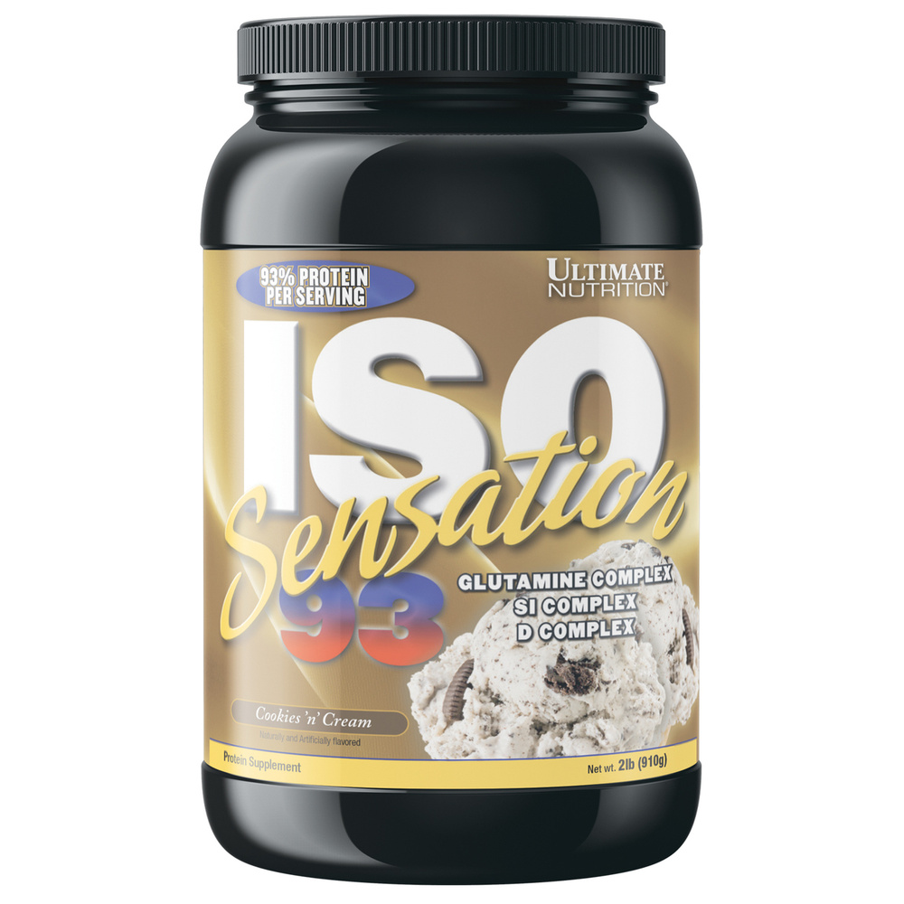Протеин Ultimate Nutrition ISO Sensation 910 гр, Крем для печенья #1