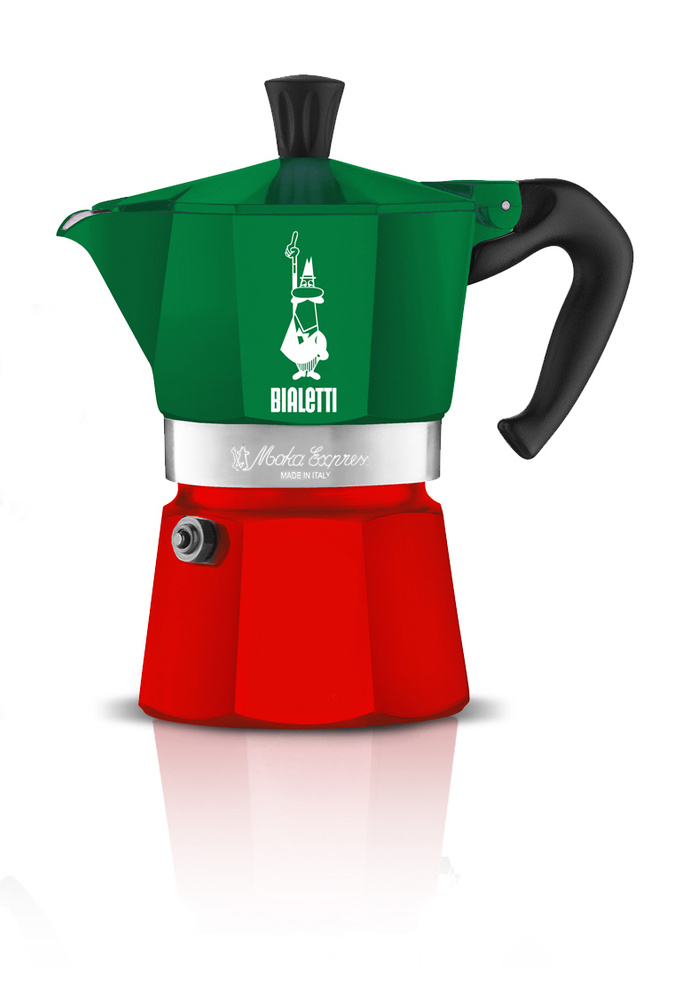 Bialetti Гейзерная кофеварка "Moka Express", на 3 чаш.  (130 мл) #1