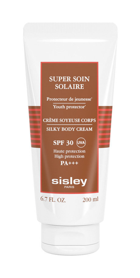 Солнцезащитный шелковистый суперкрем для тела Super Soin Solaire Silky Body Cream SPF 30, 200 мл  #1