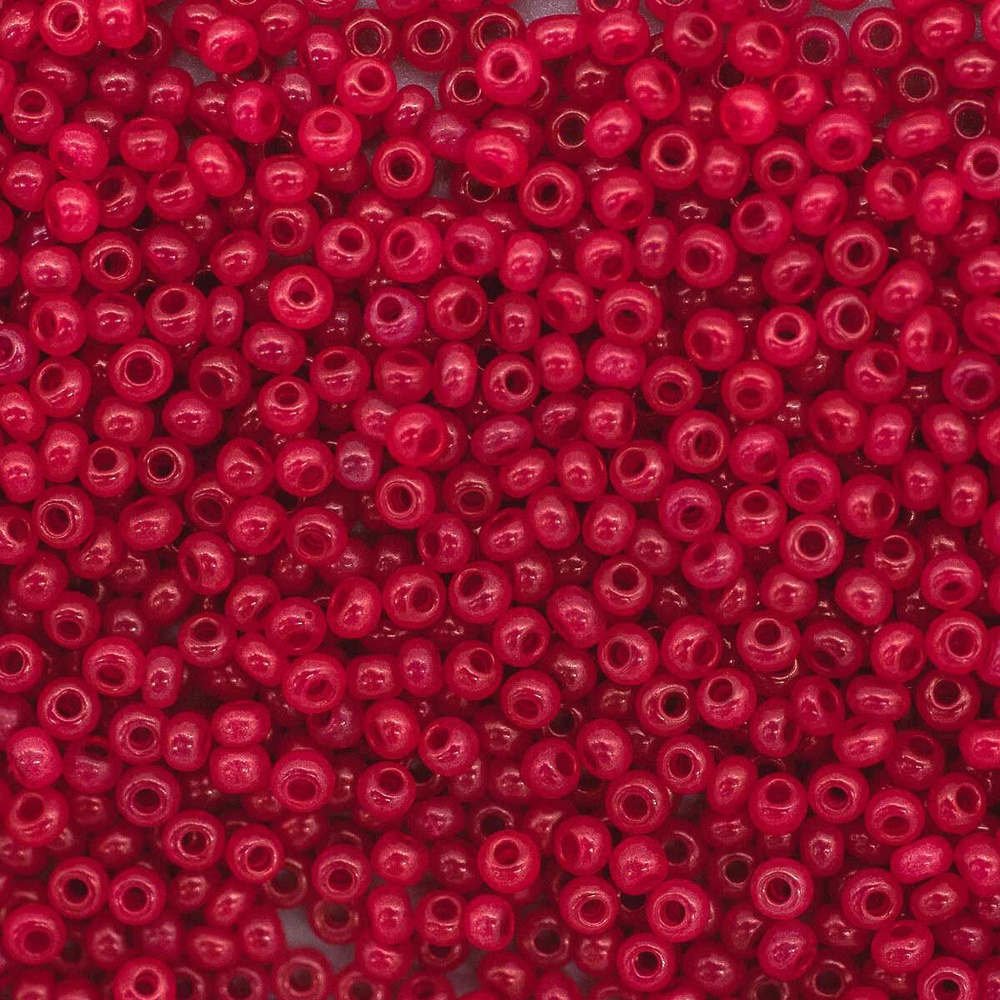 Бисер Preciosa эффект алебастра 10/0, 20 гр, цвет № 17899, бисер чешский для рукоделия плетения вышивания #1
