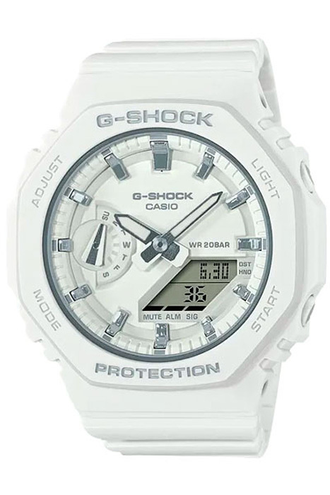 Противоударные женские наручные часы Casio G-Shock GMA-S2100-7A с подсветкой, будильником и секундомером #1