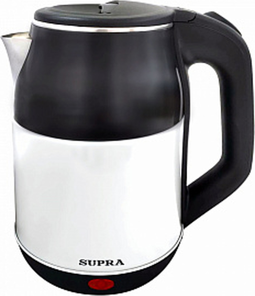 Чайник электрический Supra KES-1843S 1.8л. 1500Вт черный/белый (корпус: нержавеющая сталь)  #1