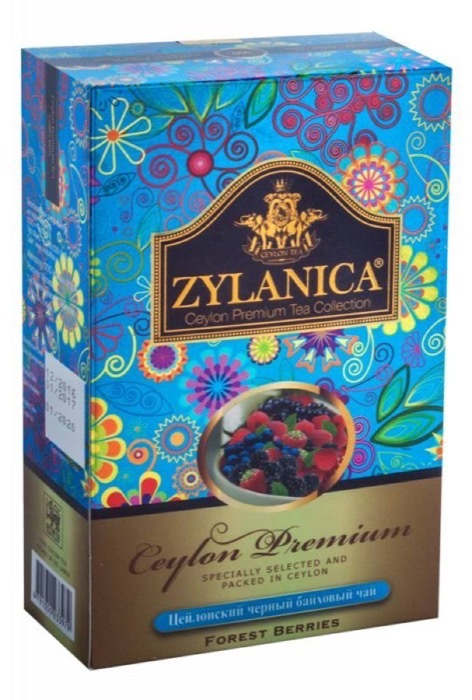 Чай черный ZYLANICA Ceylon Premium Collection Лесные ягоды 100 гр. #1