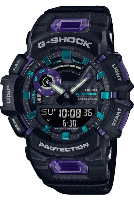 Противоударные мужские наручные часы Casio G-Shock GBA-900-1A6 с модулем Bluetooth (Блютуз)  #1