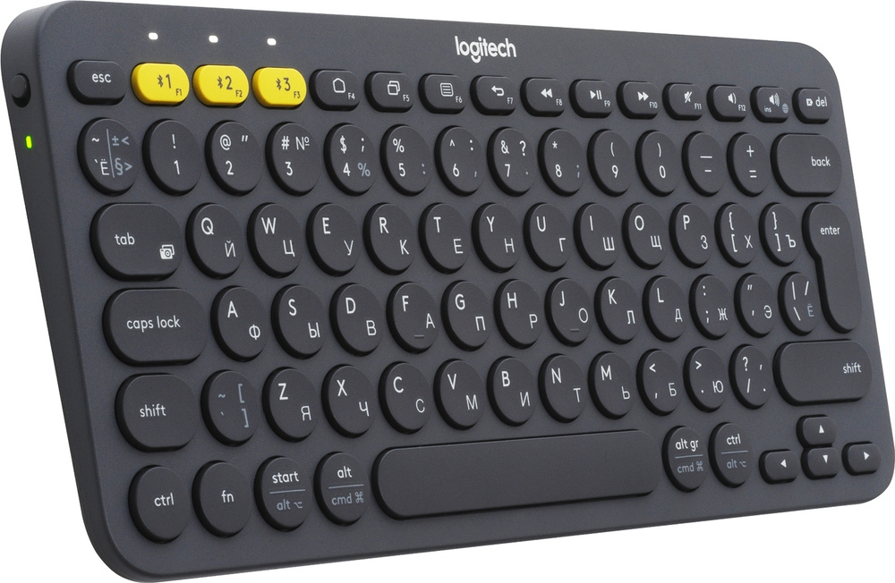 Logitech Клавиатура беспроводная K380, темно-серый #1