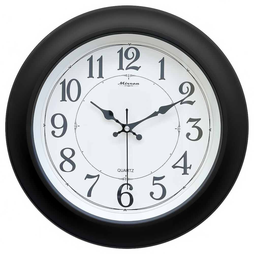 Настенные часы MIRRON P2849A ЧБ - купить по низкой цене в интернет ...