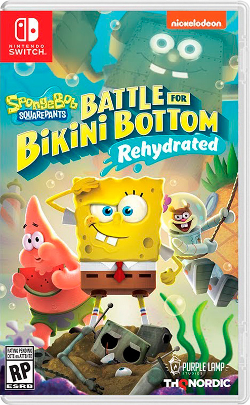 Игра SpongeBob SquarePants: Battle for Bikini Bottom - Rehydrated (Nintendo Switch, Русские субтитры) #1