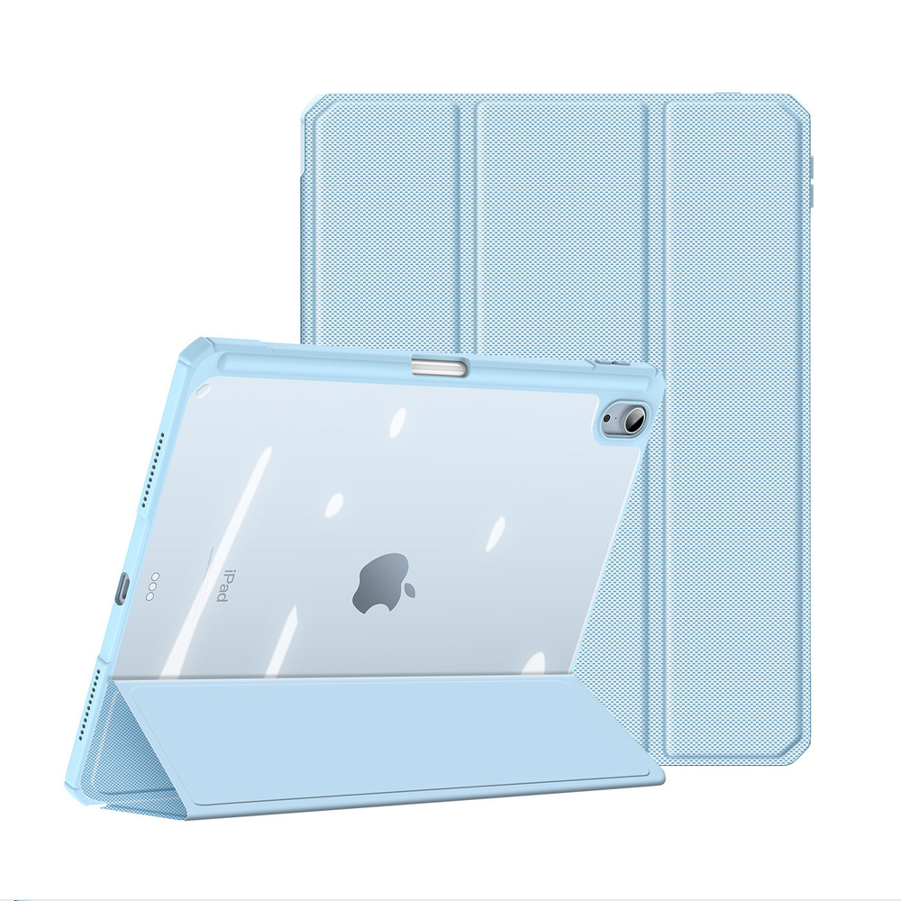 Чехол книжка для iPad Air 4/5 10.9", Dux Ducis Toby series голубой #1
