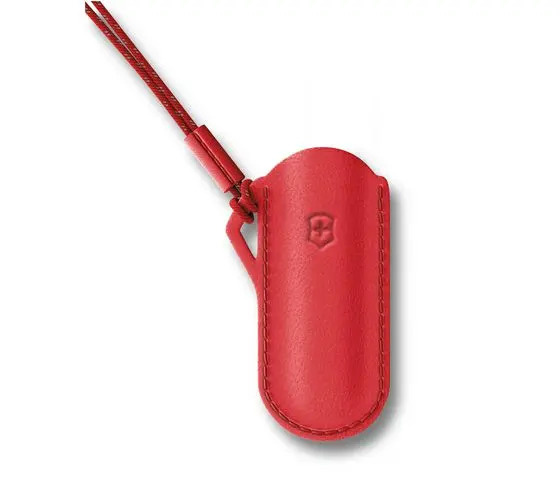 Чехол VICTORINOX 4.0670 "Style Icon" для ножей 58 мм, кожаный, красный #1