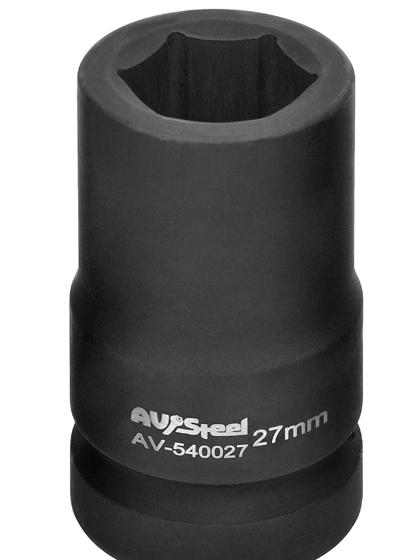 Головка 1", шестигранная, 27 мм "AV Steel" #1