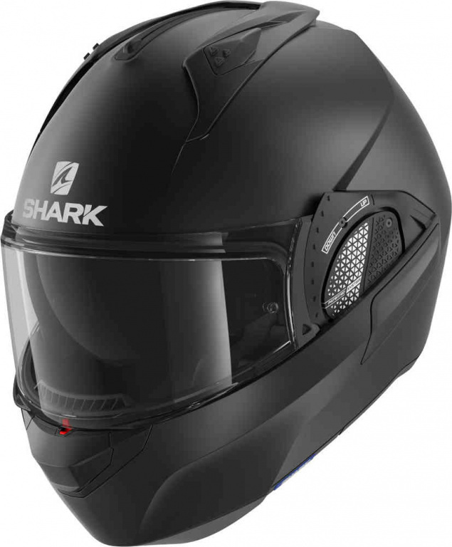 SHARK Мотошлем EVO-GT BLANK Черный Матовый, KS #1