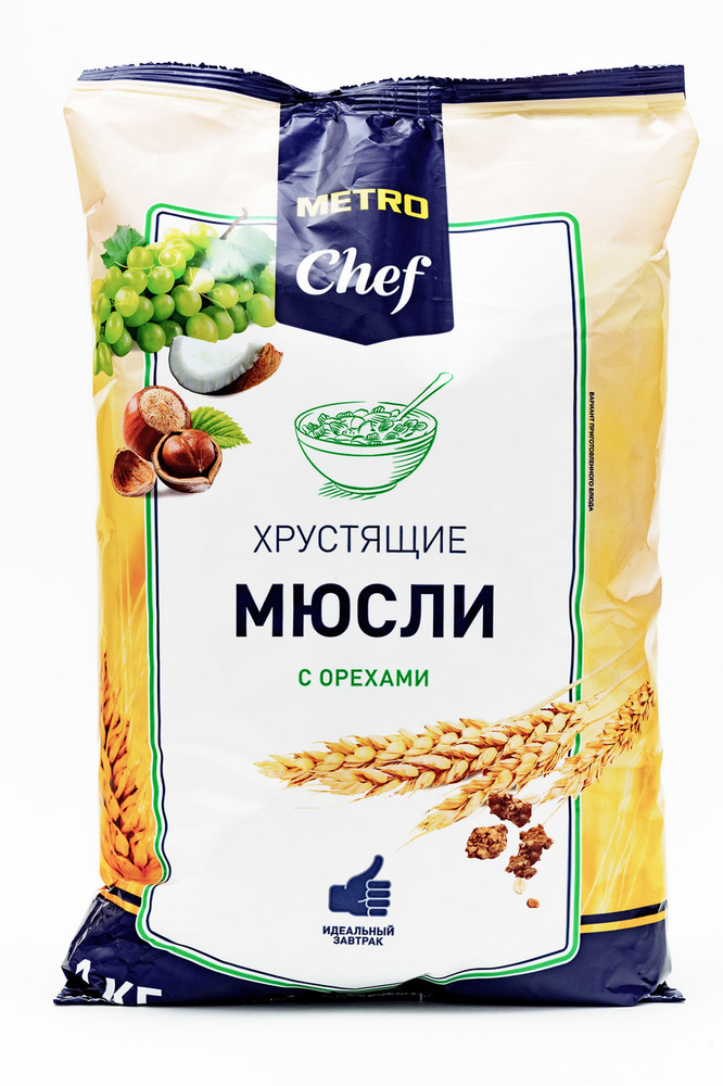 Мюсли хрустящие с орехами Metro Chef 1000г. 1 шт. #1